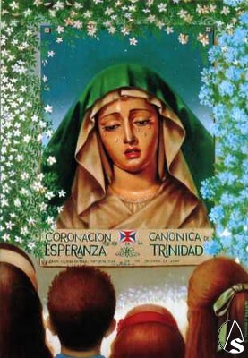  Cartel de la Coronacin de la Esperanza de la Trinidad 