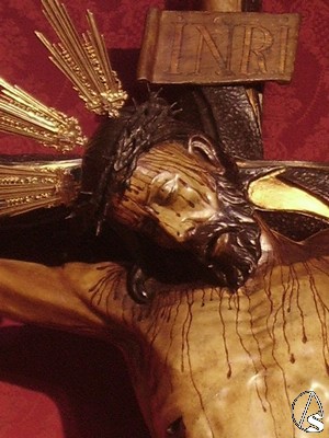 El Cristo de la Vera Cruz es una antigua talla de autor annimo atrubuida a Roque Balduque 