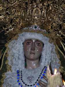 La Virgen de la Esperanza es obra anonima de finales del XVII 
