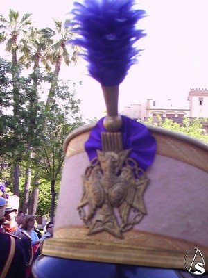 Gorra de la desaparecida Banda de CC. y TT. Cautivo de Santa Genoveva.