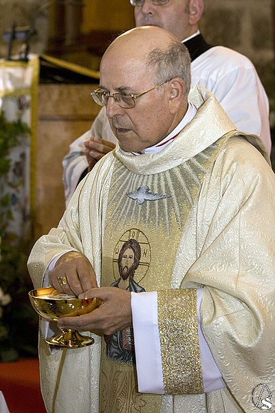 Ricardo Blázquez en su toma de posesión como arzobispo de Valladolid (España)