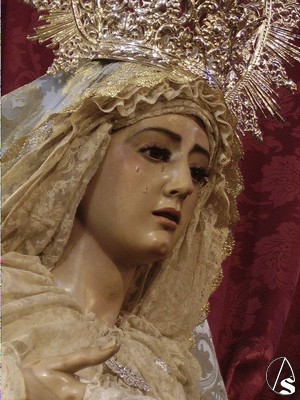 La Virgen del Rosario es obra de Jos Paz Vlez 