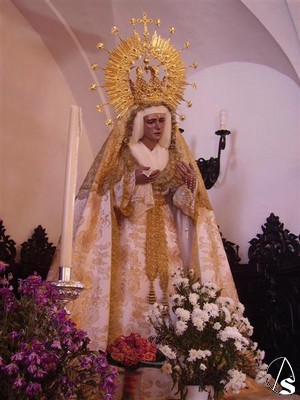  La Virgen del Rosario fue realizada por Manuel Pineda Caldern