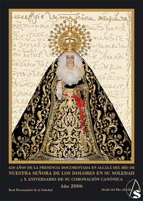 Cartel editado por la hdad. con motivo del 450 aniversario de la presencia de la Virgen en Alcalá 