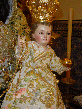  El nio Jess de Nuestra Seora de Consolacin, Patrona de Carrin de los Cspedes (Sevilla)