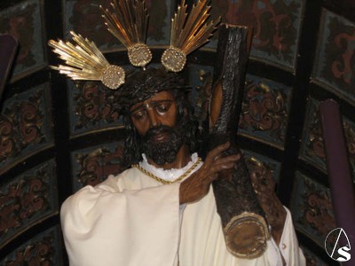  Manuel Pineda Caldern realiz la talla del Cristo en 1938...