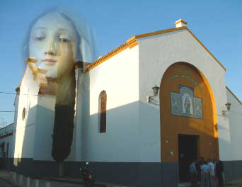 Parroquia del Inmaculado Corazn, donde concluye la Procesin Sacramental de Torreblanca.