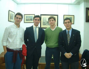 Lutgardo Garca Daz, Rafael Peralta Revuelta, Julio Cuesta Prez-Rivero y Juan Manuel Labrador