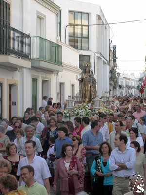  Hoy procesión de la Virgen del Carmen de Alcalá del Río @ArteSacroT