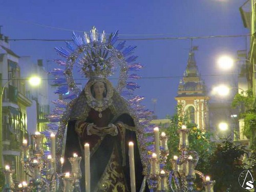 Gloria a la Virgen de la O. J. A. de la Bandera.