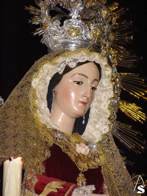 Gloria a la Virgen de la O. J. A. de la Bandera.
