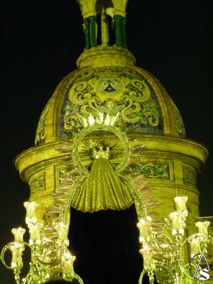 Gloria a la Virgen de la O. J. A. de la Bandera.