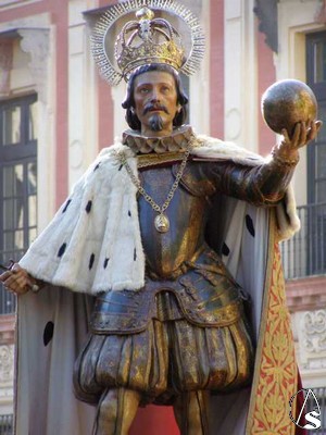 En tu honor, Patrón de Sevilla. J. A. de la Bandera.