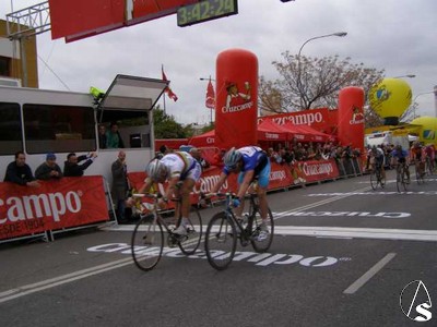 Boonen y Petacchi en el Sprint
