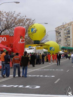 Pista de llegada