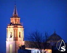  Vista nocturna de Sta. Mara la Blanca, Los Palacios