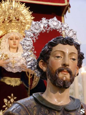 Estrenos en San Jos Obrero: Estandarte, llamador, naveta y aurela para el Santo