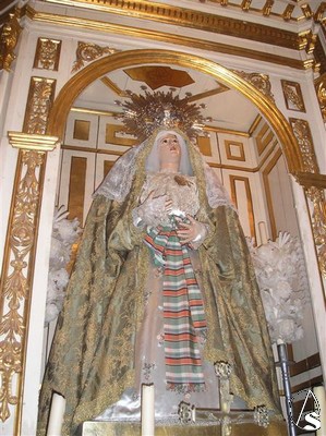 Nuestra Señora de la Soledad es obra anónima del siglo XVII 