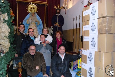 Acto de Entrega de Alimentos Juguetes y Ropa al Proyecto Fraternitas 2009