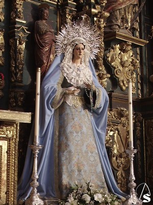 La Amargura es una imgen annima atribuida al crculo de Juan de Astorga 