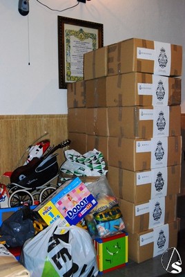 Acto de Entrega de Alimentos Juguetes y Ropa al Proyecto Fraternitas 2009