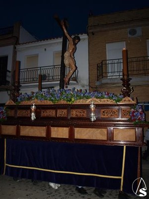 El Cristo de la Vera Cruz en su estacin de penitencia 