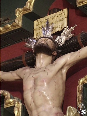 El Cristo del Perdón es una imagen anónima de la escuela sevillana del siglo XVII