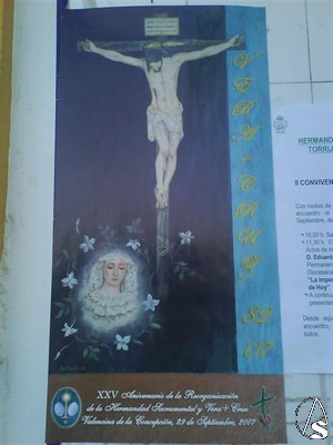 Cartel conmemorativo de la salida extraordinaria 