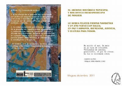 Diego Ropero - Dtor. Archivo Mpal. Moguer