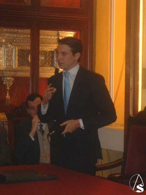  Julio Cuesta Prez-Rivero durante su proclamacin 