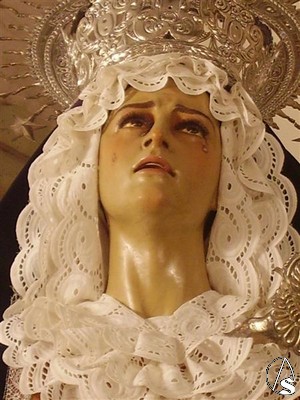  Rafael Sánchez Palencia realizó a la Virgen de los Dolores en 1985