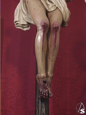 D-talle de Cristo crucificado