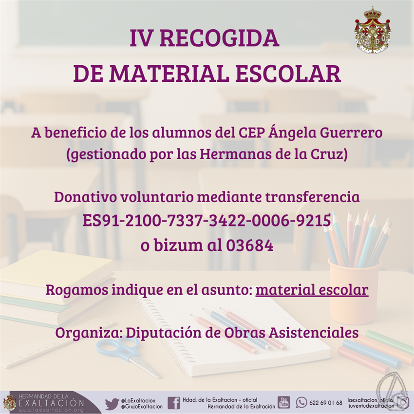 IV_RECOGIDA_DE_MATERIAL_ESCOLAR