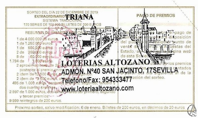 Mariano L&oacute;pez Montes loteria