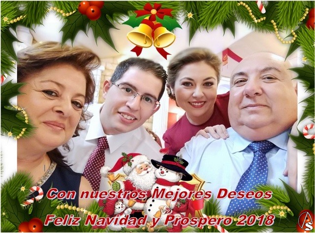 Manuel Morales y familia
