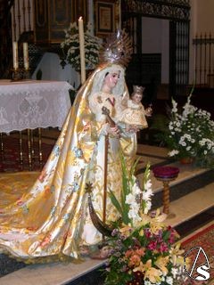 Ntra. Sra. de las Nieves, Excelsa Patrona y Alcaldesa y Honoraria y Perpetua de Los Palacios y Villafranca (Sevilla).