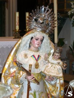 Ntra. Sra. de las Nieves, Excelsa Patrona y Alcaldesa Honoraria y Perpetua de Los Palacios y Villafranca (Sevilla).