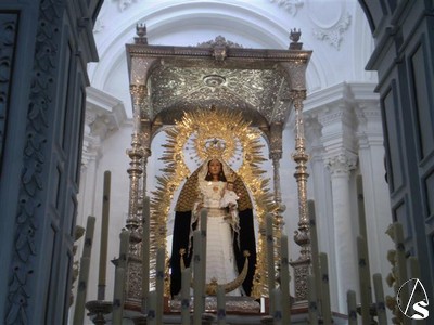 Virgen del Robledo. Constantina. Romera 8 y procesin 15 de agosto