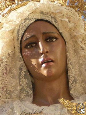 Rostro de la Virgen de la Caridad 