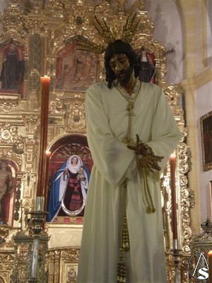 El Nazareno en la iglesia parroquial 