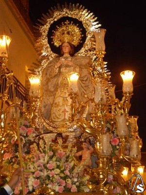 Traslado a la parroquia Pureza de Villanueva del Ariscal. 21 de noviembre 