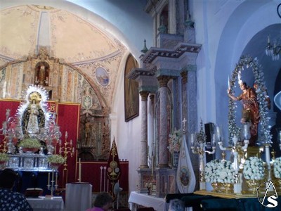 San Miguel y Virgen del Buen Suceso. Castilleja del Campo. Romera 5 y procesion 8 de agosto 
