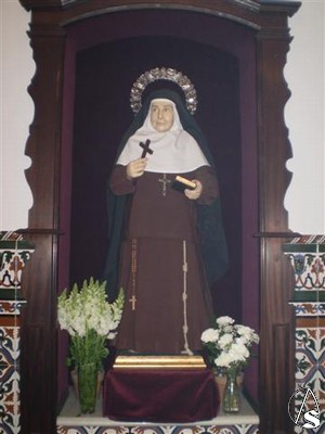 Santa ngela de la Cruz, titular de la Hermandad 