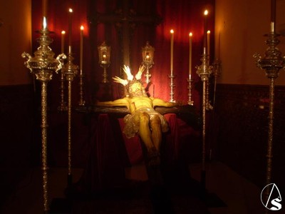El Cristo de la Misericordia sale cada año en Vía Crucis el Miercoles de Ceniza 