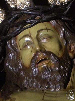 Rostro del Cristo de la Misericordia 