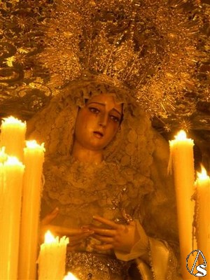 Traslado a su barrio Virgen de la Paz de Utrera. 7 de noviembre 