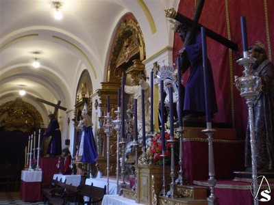 Nave lateral de la parroquia de San Vicente 