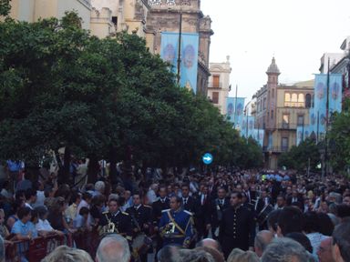 Manuel Esteban con uniforme de la Banda del Sol 