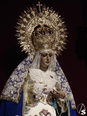 La Virgen de la Amargura es una de las imgenes ms conseguidas por el escultor local