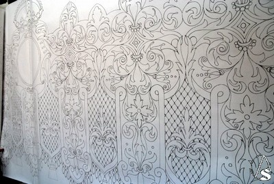  Dibujo palio Hdad. Bellavista